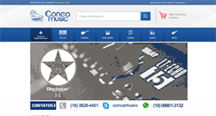 Desktop Screenshot of concamusic.com.br