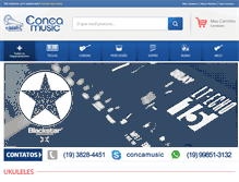 Tablet Screenshot of concamusic.com.br